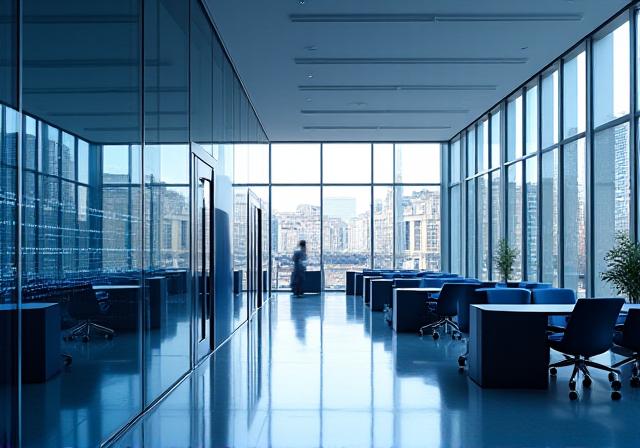 Modern Borealis Metrics office space in Cavendish Square London